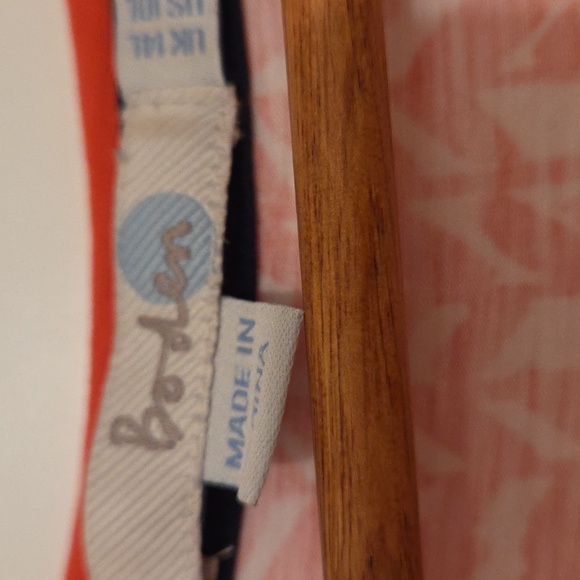 Boden Midi Cotton Dress Size 10 Pink Coral Perfect For Spring - Picture 4 of 9